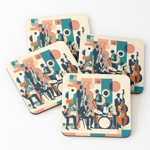 Item preview, Mid Century Jazz Sextet designed and sold by Lee Hiller Designs.