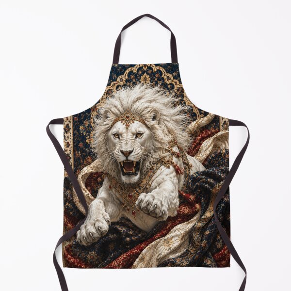Item preview, Royal White Lion | Luxury Fantasy Wall Art designed and sold by ravuh.