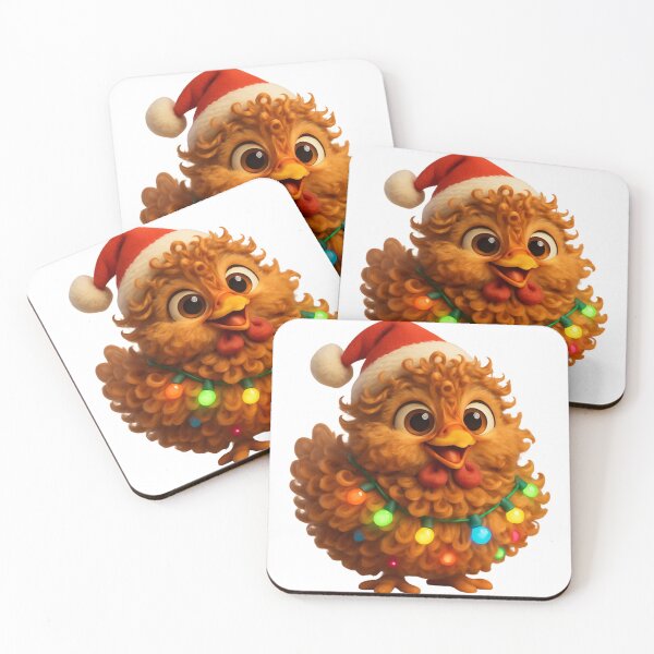 Item preview, Christmas Frizzle Chicken 2 designed and sold by Sillytoe.