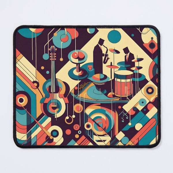 Item preview, Mid Century Jazz Duet designed and sold by Lee Hiller Designs.