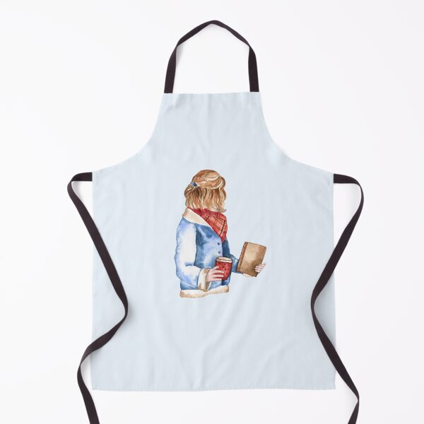 Item preview, Girl with a Book and a Cup of Coffee designed and sold by Flowersforbear.