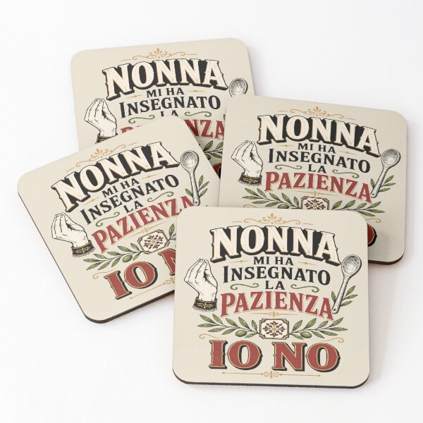 Item preview, Nonna Patience Italian Family Humor designed and sold by POD DYNASTY | Original Print On Demand T-Shirt Graphics.