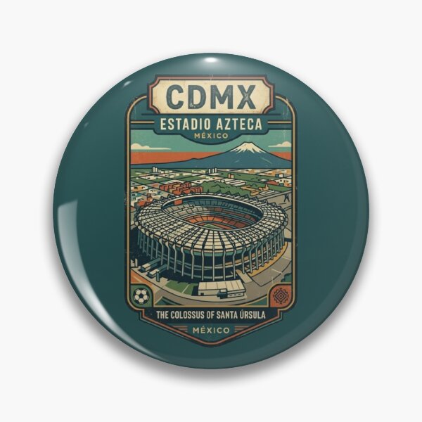 Item preview, Estadio Azteca Vintage Travel Poster | CDMX Mexico Football Stadium Retro Design designed and sold by Travel Souvenirs 30.