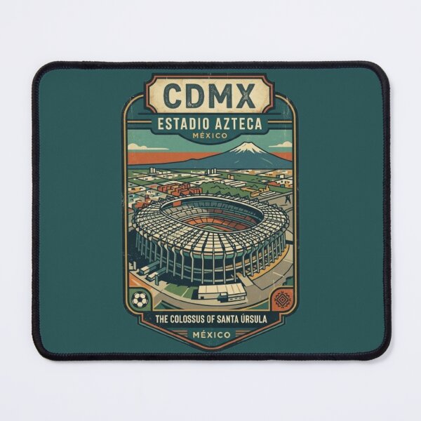 Item preview, Estadio Azteca Vintage Travel Poster | CDMX Mexico Football Stadium Retro Design designed and sold by Travel Souvenirs 30.