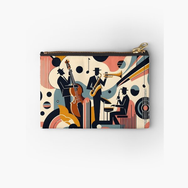 Item preview, Mid Century Psychedelic Jazz Trio designed and sold by Lee Hiller Designs.