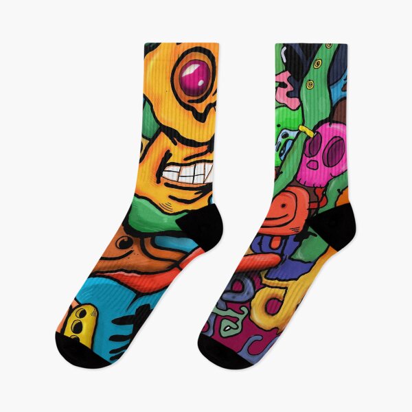Item preview, abstract guitarist faces designed and sold by delyo.