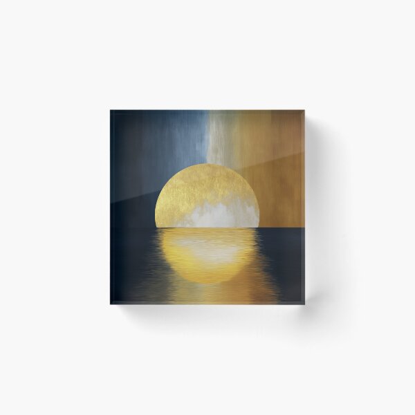 Item preview, Dreamlike Magical Sunset Descending Slowly Into Ocean Abstract  designed and sold by DEC02.