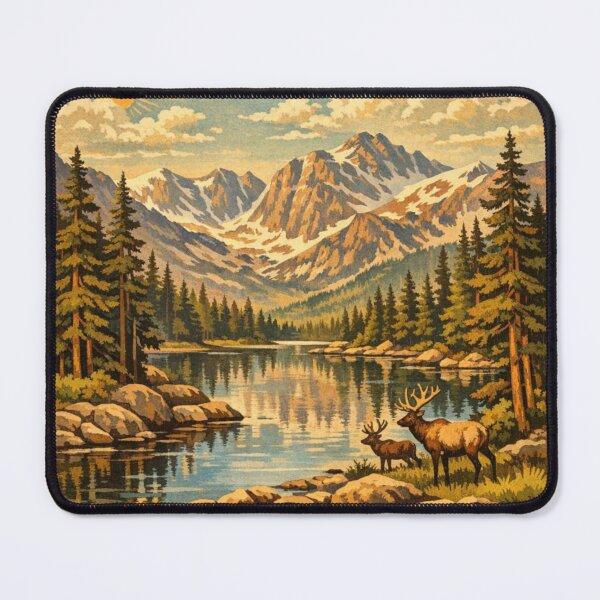 Item preview, Vintage Rocky Mountain design designed and sold by hollycooper.