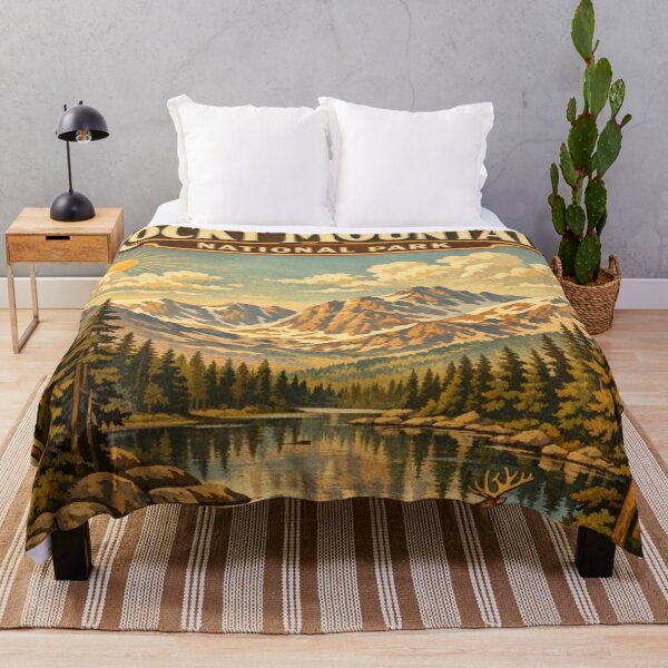 Item preview, Vintage Rocky Mountain design designed and sold by hollycooper.