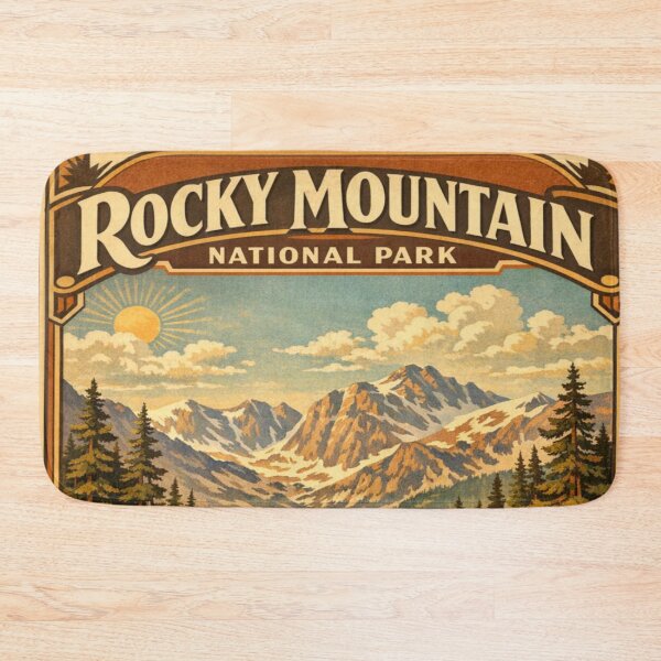 Item preview, Vintage Rocky Mountain design designed and sold by hollycooper.
