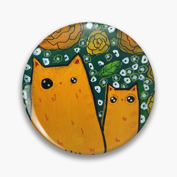 Item preview, The Shared Brain Cell - Orange Cats Mixed Media - Day 125 of 365  designed and sold by BeeandKiwi.