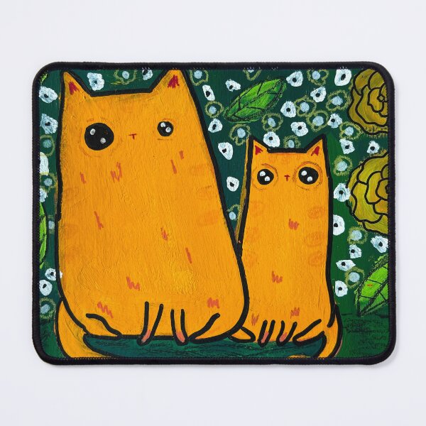 Item preview, The Shared Brain Cell - Orange Cats Mixed Media - Day 125 of 365  designed and sold by BeeandKiwi.