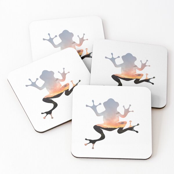 Item preview, Frog Sunset Illustration | Retro Nature Graphic T-Shirt designed and sold by Andriana123.