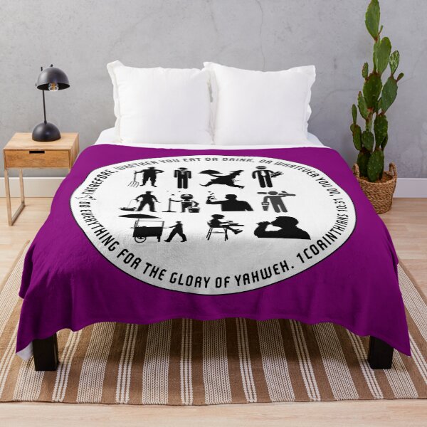 Item preview, THEREFORE, WHETHER YOU EAT OR DRINK, OR WHATEVER YOU DO, DO EVERYTHING FOR THE GLORY OF YAHWEH. 1 CORINTHIANS 10:31 designed and sold by RISE AND SHINE.