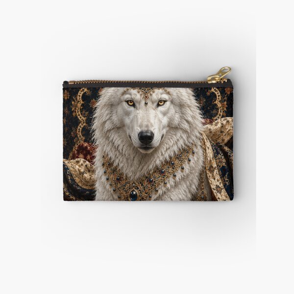 Item preview, Royal White Wolf | Luxury Fantasy Wall Art designed and sold by ravuh.