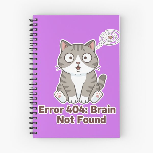 Item preview, Error 404: Brain Not Found  designed and sold by Megaera8.
