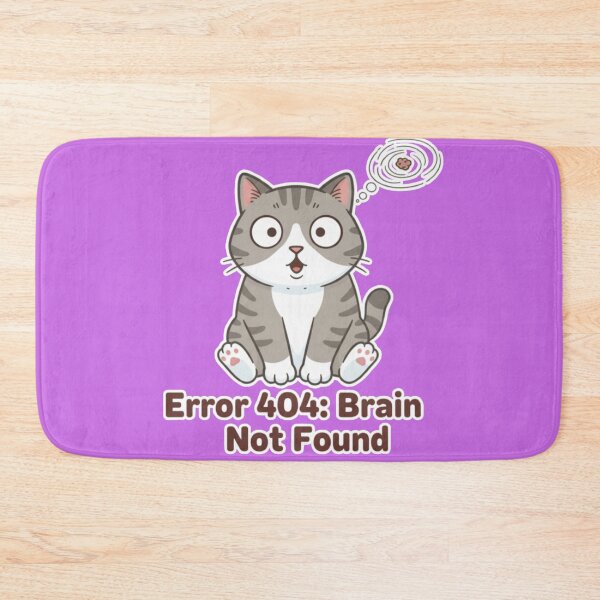 Item preview, Error 404: Brain Not Found  designed and sold by Megaera8.
