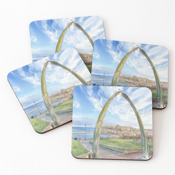 Item preview, Whitby Whalebone Arch Watercolour Style designed and sold by InkAndLatitude.