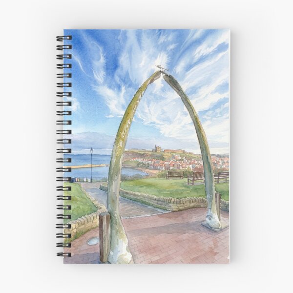 Item preview, Whitby Whalebone Arch Watercolour Style designed and sold by InkAndLatitude.