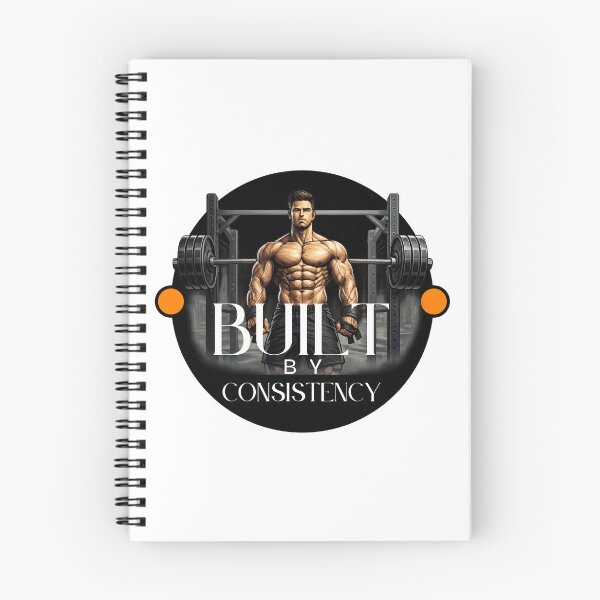 Item preview, Built by Consistency Gym Motivation Quote | Discipline Workout Fitness Apparel for Men & Women | Inspirational Gym Lifestyle designed and sold by 95PrintAura.