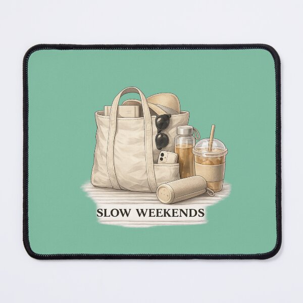 Item preview, Slow Weekends – Modern Lifestyle Essentials Illustration designed and sold by RosalesArts.