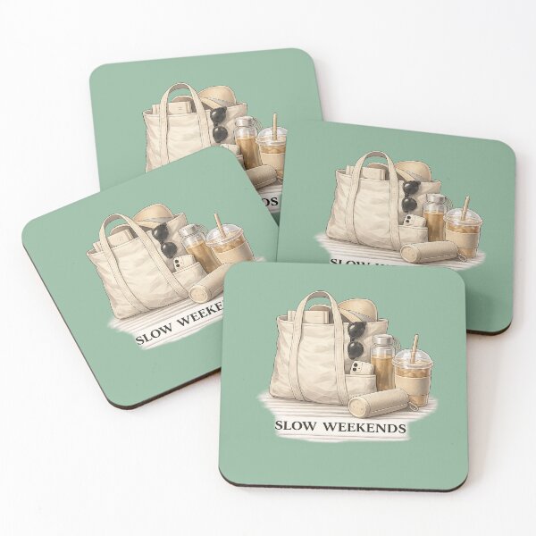 Item preview, Slow Weekends – Modern Lifestyle Essentials Illustration designed and sold by RosalesArts.
