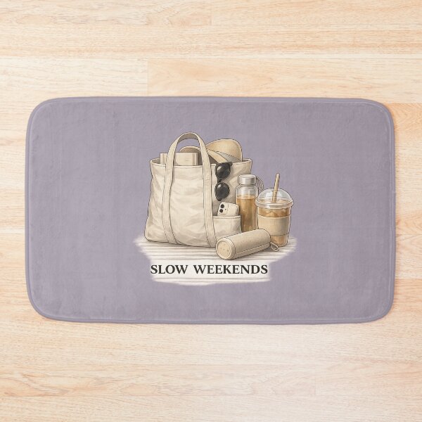 Item preview, Slow Weekends – Modern Lifestyle Essentials Illustration designed and sold by RosalesArts.