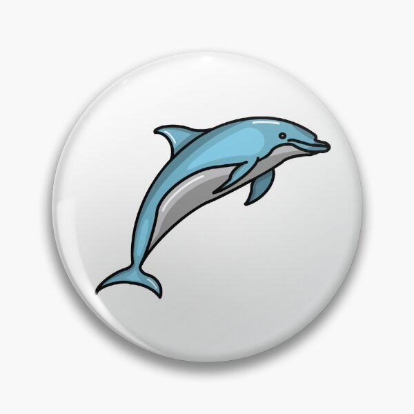 Item preview, Dolphin Sticker | Postcards from Abroad Collection designed and sold by BellaDesignCo.