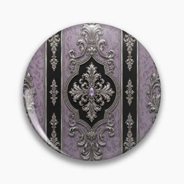 Item preview, Lavender & Black Striped Baroque designed and sold by DesignsByPrnces.