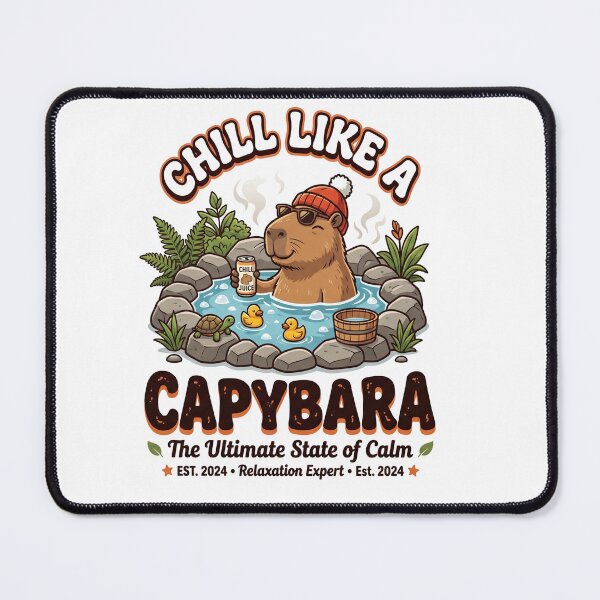 Item preview, Chill Like A Capybara - Ultimate State of Calm Tee designed and sold by BetonikDesigner.