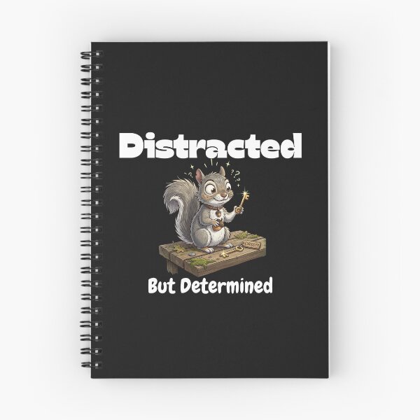 Item preview, Distracted But Determined - Silly Squirrel - Light Lettering designed and sold by LAJdesigns.