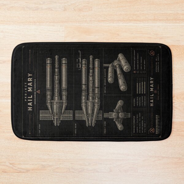 Item preview, Hail Mary Spaceship Blueprint designed and sold by hesjustken.