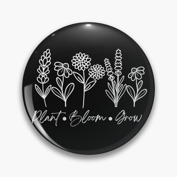 Item preview, Plant Bloom Grow - Minimal Flowers - white design designed and sold by LAJdesigns.