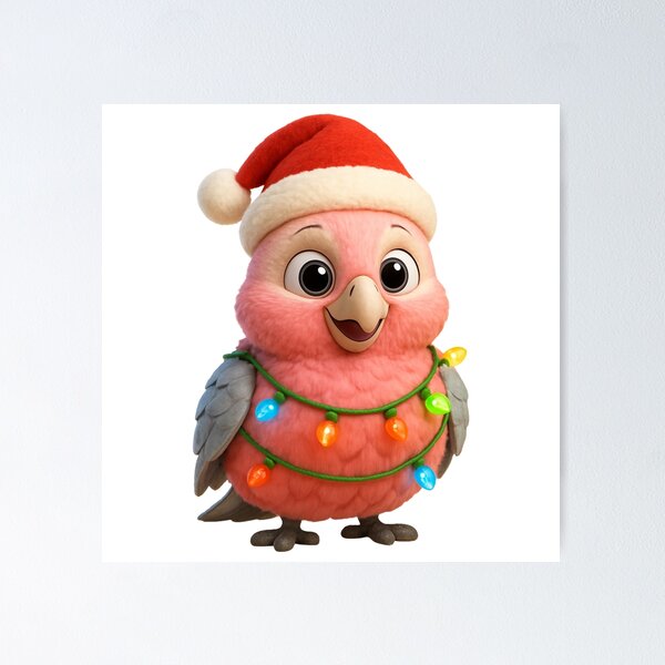 Item preview, Christmas Galah designed and sold by Sillytoe.