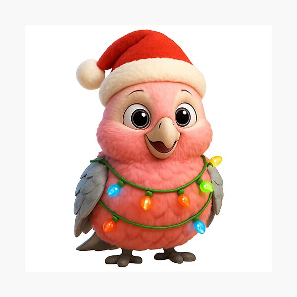 Item preview, Christmas Galah designed and sold by Sillytoe.