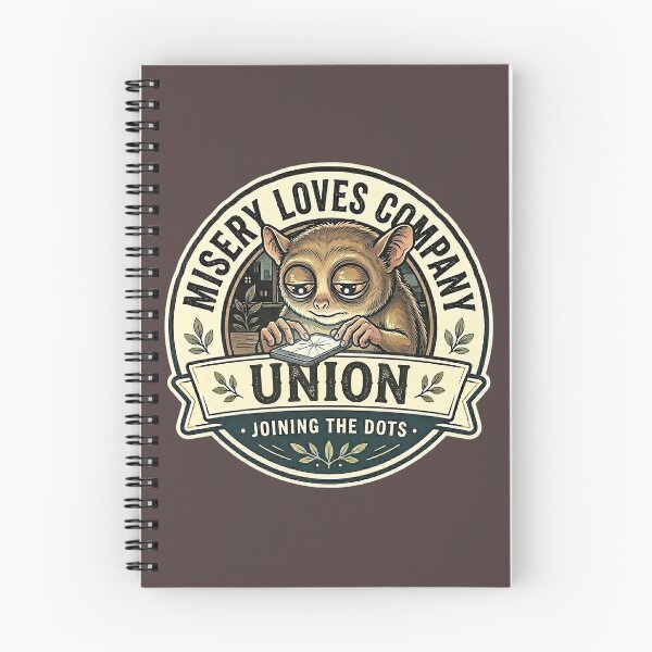 Item preview, Misery Loves Company Union Tarsier Shirt - Joining The Dots Vintage Badge Design  designed and sold by Halejo68.