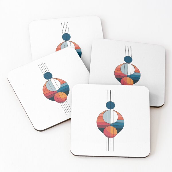 Item preview, Bauhaus Art - five black lines and spheres designed and sold by Noydee Red Salavan.