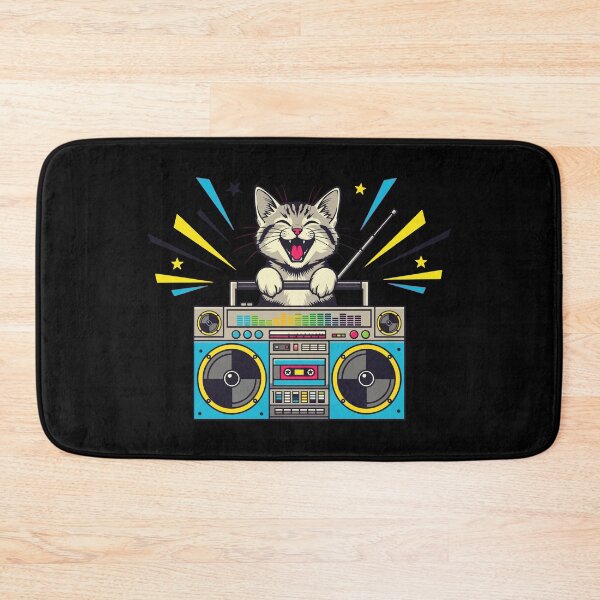 Item preview, Mix Master Retro Cat designed and sold by SillyPawsStudio.