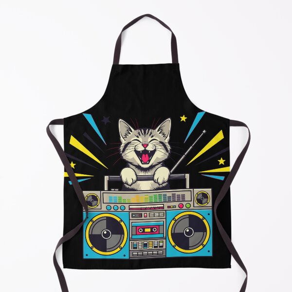 Item preview, Mix Master Retro Cat designed and sold by SillyPawsStudio.