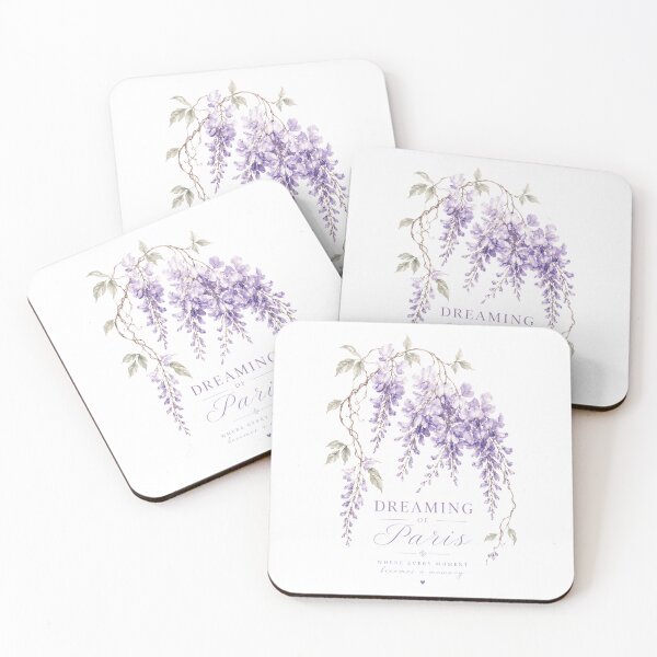 Item preview, Dreaming of Paris Wisteria Watercolor Art designed and sold by Blueberry-art23.