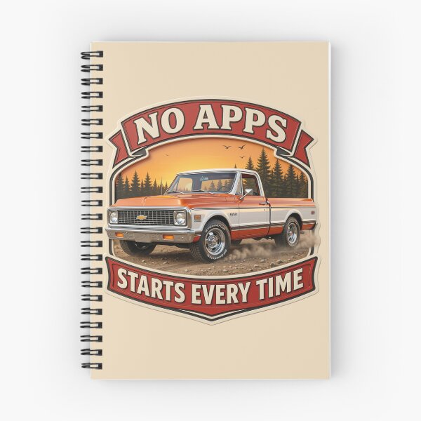 Item preview, Chevrolet C10 No Apps Truck Badge designed and sold by Retro Arabica.