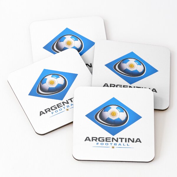 Item preview, Argentina Football Ultra Modern Minimal Soccer Design designed and sold by TKOprintdesigns.