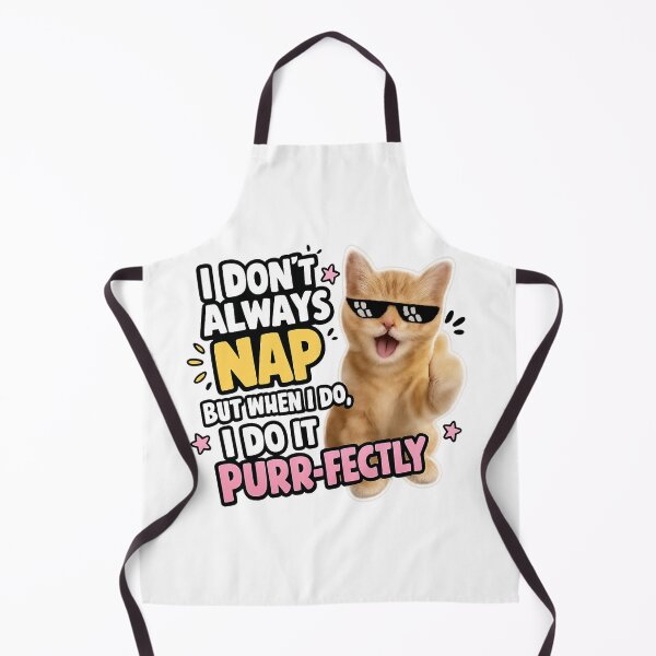 Item preview, Cute Cat Meme PNG – “I Don’t Always Nap” Funny Transparent Background Graphic designed and sold by AnimalAirtistry.