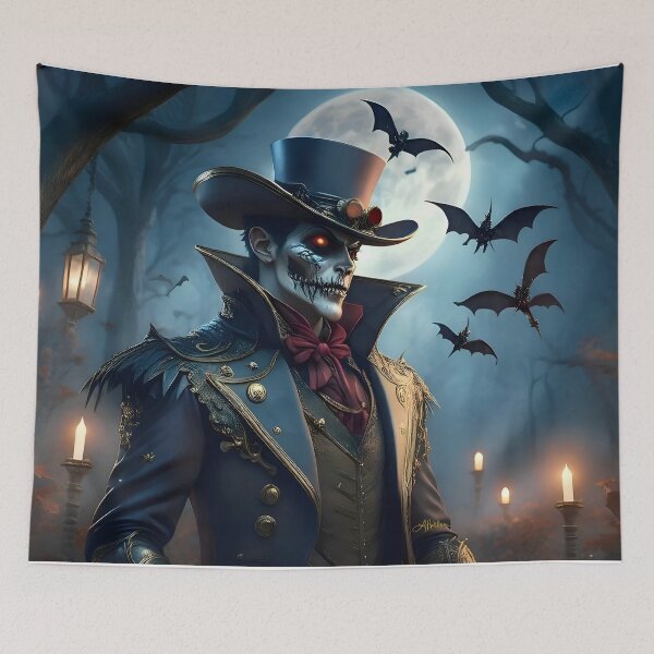 Item preview, Stempunk Halloween Southern Gentleman Zombie designed and sold by Lee Hiller Designs.