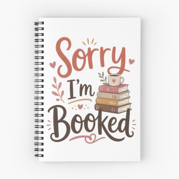 Item preview, Sorry I'm Booked Cute Funny Book Lover Reading designed and sold by aloefx.