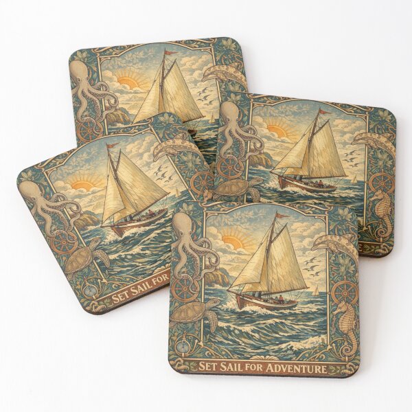 Item preview, Sailing vintage art poster designed and sold by hollycooper.
