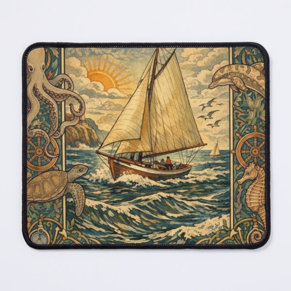 Item preview, Sailing vintage art poster designed and sold by hollycooper.