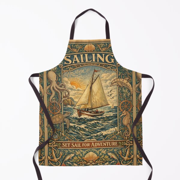 Item preview, Sailing vintage art poster designed and sold by hollycooper.