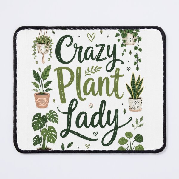 Item preview, Crazy Plant Lady Cute Houseplant Lover Botanical designed and sold by aloefx.
