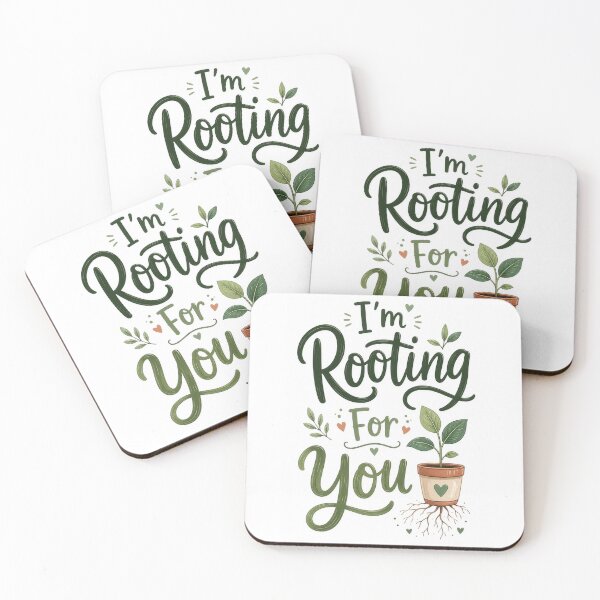 Item preview, Rooting For You Cute Plant Pun Motivational designed and sold by aloefx.